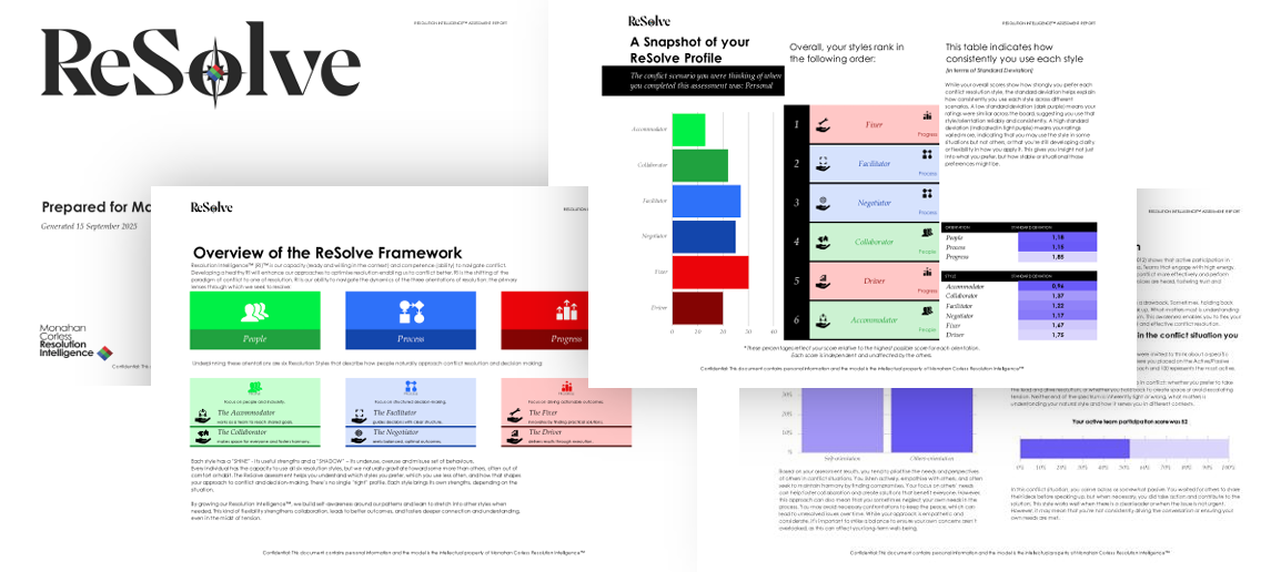 ReSolve Report ReSolve Report