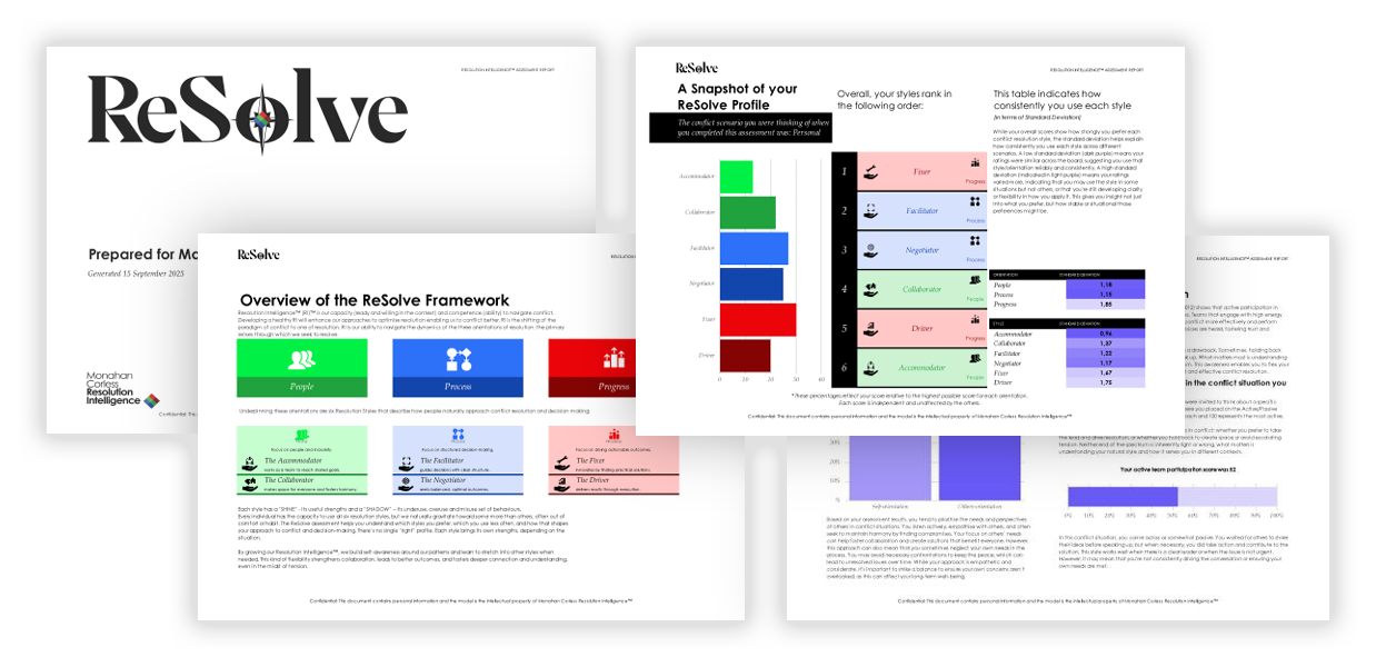ReSolve Report ReSolve Report